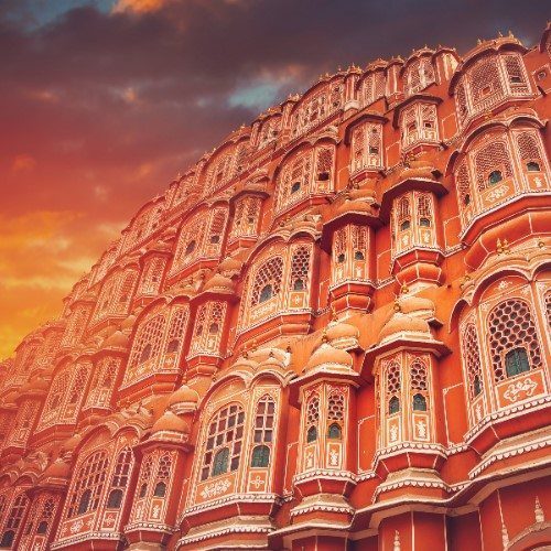 Hawa Mahal, Jaipur, India.